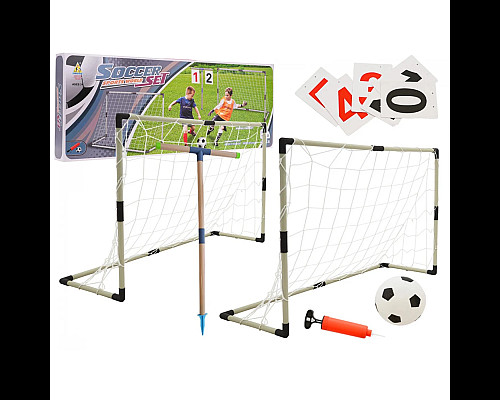 Ворота футбольні дитячі Ramiz JB8885D 64 x 97 x 34, чорно-білі