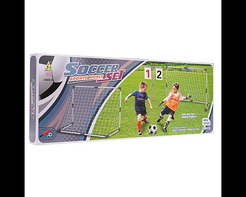 Ворота футбольні дитячі Ramiz JB8885D 64 x 97 x 34, чорно-білі