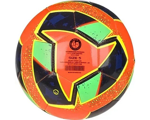 М'яч футбольний Select FB CLASSIC v24 розмір 5, оранжево-чорний