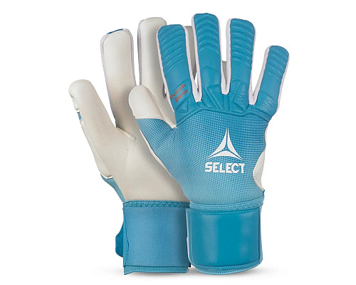 Рукавички воротарські Select Goalkeeper Gloves 33 розмір 9 (19см), біло-блакитний