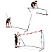 Ворота для гандболу QUICKPLAY Handball 06791 240 х 170 см, червоні