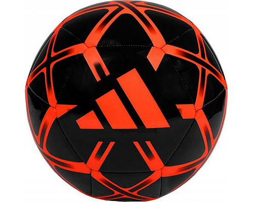 М'яч футбольний Adidas Starlancer Club IP1650 розмір 4, чорно-червоний