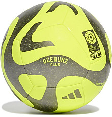 М'яч футбольний Adidas BALL Oceauz Club Ball HZ6932 розмір 4, жовто-чорний