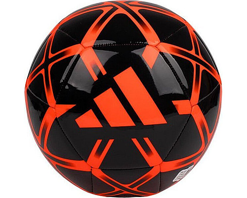 М'яч футбольний Adidas Starlancer Club IP1650 розмір 5, чорно-червоний