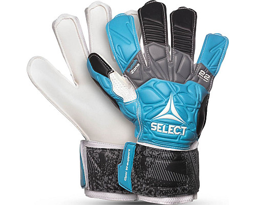 Рукавички воротарські Select 22 Flexi Grip 2019 р.8, блакитно-чорні