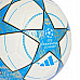 Футбольний м'яч Adidas UCL Training 25/26 League Stage розмір 4, біло-блакитний