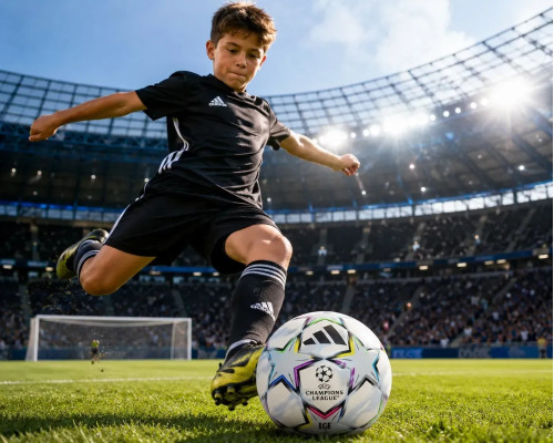 М'яч футбольний Adidas UEFA Champions League 26/27 J350 розмір 4, різнокольоровий