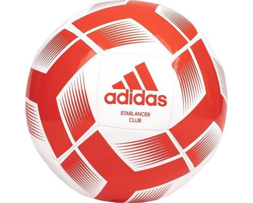 М'яч для футболу Adidas Starlancer Club Ball біло-червоний IA0974 4