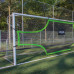 Сітка тренувальна для футболу VIRTUFIT для воріт 732 х 244 см, чорно-зелена