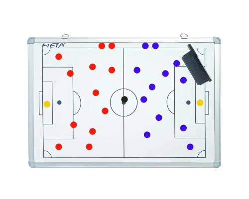 Дошка тактична Meta Magnetic Tactic Board 60 х 90 см, сіра