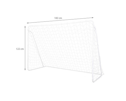 Сітка для воріт NILS NT8182 182 x 122 x 60 см, біла
