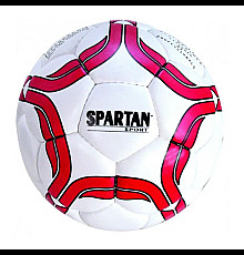 М'яч футбольний SPARTAN Club Junior розмір 4, біло-червоний