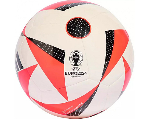 М'яч футбольний Adidas Euro24 Fussballliebe IN9372 розмір 4, біло-червоний