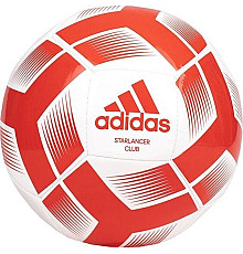 М'яч футбольний Adidas Starlancer Club Ball IA0974 розмір 3, біло-червоний