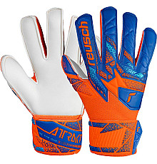 Рукавички воротарські Reusch Attrakt Solid Finger Support Junior 5472510 2290 р.8, синьо-помаранчеві