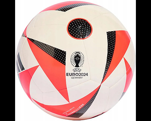 Футбольний м'яч Adidas Fussballliebe Euro 2024 Club розмір 5, біло-червоний