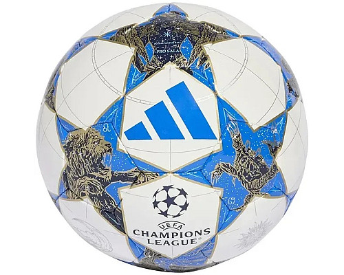 М'яч футзальний ADIDAS UCL PRO SALA 25/26 розмір 4, біло-синій
