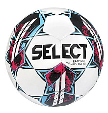 М'яч футзальний Select Futsal Talento 13 v22 розмір 3, біло-синій