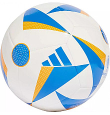М'яч футбольний Adidas Euro24 Club Fussballliebe IN9371 розмір 5, біло-блакитний