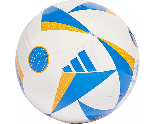 М'яч футбольний Adidas Euro24 Club Fussballliebe IN9371 розмір 5, біло-блакитний