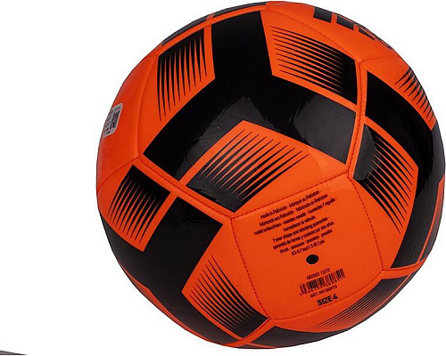 М'яч футбольний Adidas Starlancer Club Ball IA0973 розмір 4, чорно-помаранчевий