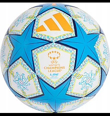 Футбольний м'яч Adidas UWCL League 2025 Munich розмір 5, біло-блакитний
