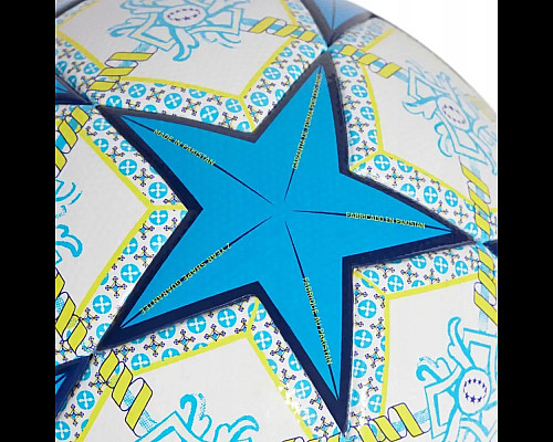 Футбольний м'яч Adidas UWCL League 2025 Munich розмір 5, біло-блакитний