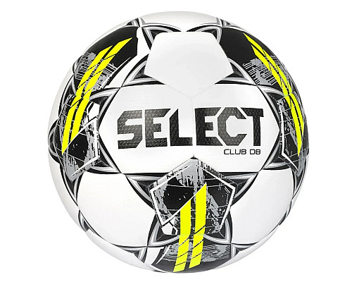 М'яч футбольний Select FB CLUB DB v23 розмір 4, біло-чорний