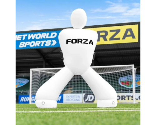 Манекен футболіста надувний FORZA Giant GK195 см, білий