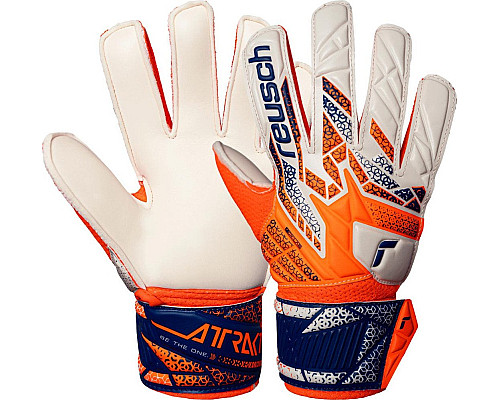 Рукавички воротарські Reusch Attrakt Solid Junior 5572516 2500 р.6, помаранчево-синій