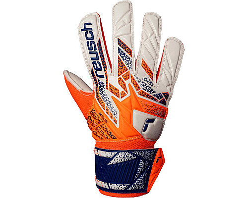 Рукавички воротарські Reusch Attrakt Solid Junior 5572516 2500 р.6, помаранчево-синій