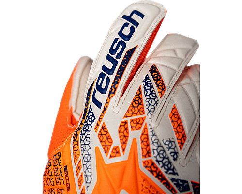 Рукавички воротарські Reusch Attrakt Solid Junior 5572516 2500 р.6, помаранчево-синій