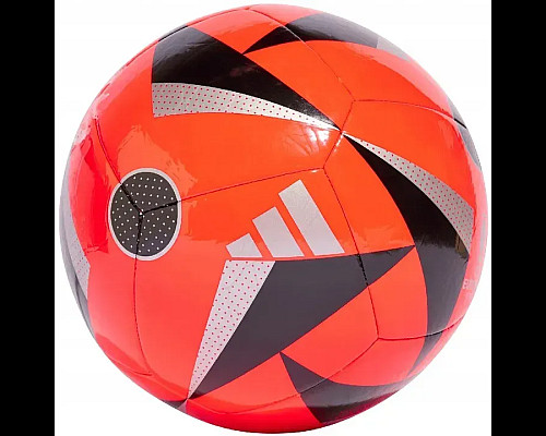Футбольний м'яч Adidas Fussballliebe Euro 2024 Club розмір 5, червоно-чорний