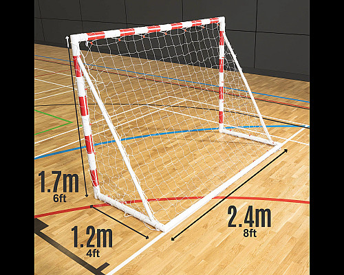 Ворота гандбольні QUICKPLAY Q-FOLD 8541 240 х 170 см, червоно-білі