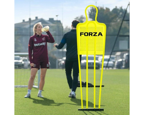 Манекен футболіста FORZA 180 см, жовтий