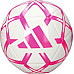 М'яч футбольний Adidas Starlancer Club IP1646 розмір 3, біло-рожевий