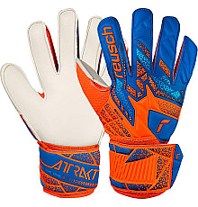 Рукавички воротарські Reusch Attrakt Solid Junior 5572515 2290 р.6,5, помаранчево-сині