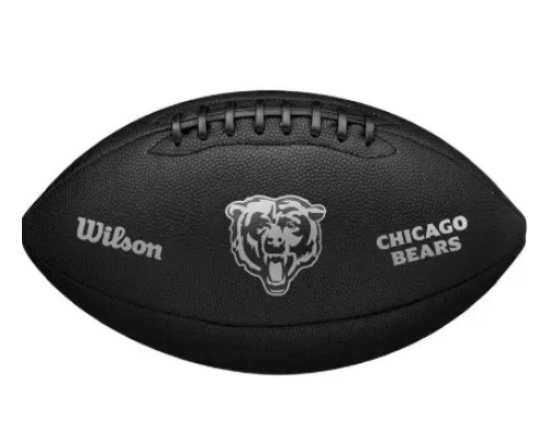 М'яч для американського футболу Wilson NFL TEAM METALLIC PREMIERE CH OF, чорний