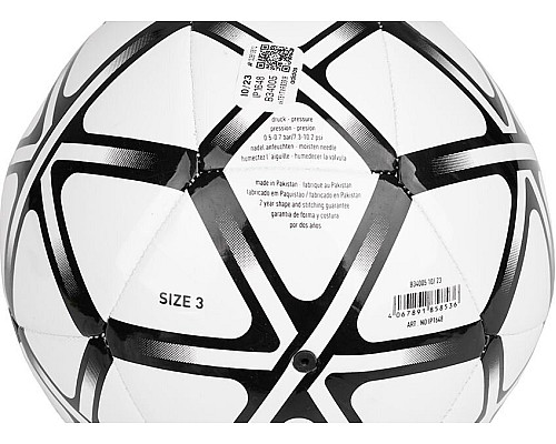 М'яч футбольний Adidas Starlancer Club IP1648 розмір 3, біло-чорний