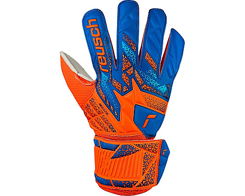 Рукавички воротарські Reusch Attrakt Solid Junior 5572515 2290 р.5,5, помаранчево-сині