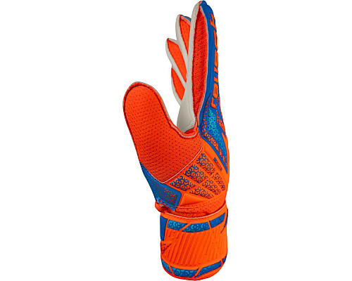 Рукавички воротарські Reusch Attrakt Solid Junior 5572515 2290 р.5,5, помаранчево-сині