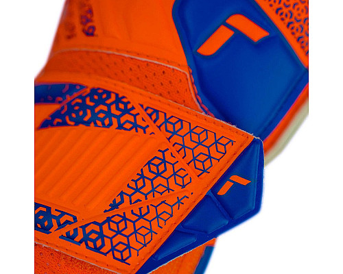 Рукавички воротарські Reusch Attrakt Solid Junior 5572515 2290 р.5,5, помаранчево-сині