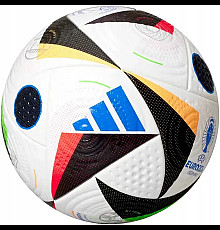 Футбольний м'яч Adidas Fussballliebe Euro 2024 OMB розмір 5, біло-чорний