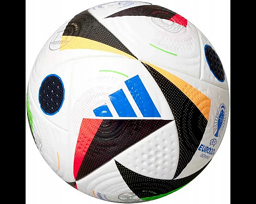 Футбольний м'яч Adidas Fussballliebe Euro 2024 OMB розмір 5, біло-чорний