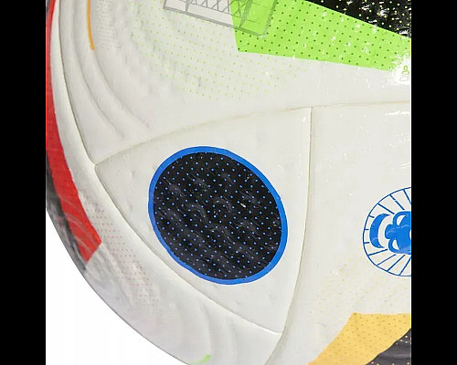 Футбольний м'яч Adidas Fussballliebe Euro 2024 OMB розмір 5, біло-чорний