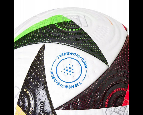 Футбольний м'яч Adidas Fussballliebe Euro 2024 OMB розмір 5, біло-чорний