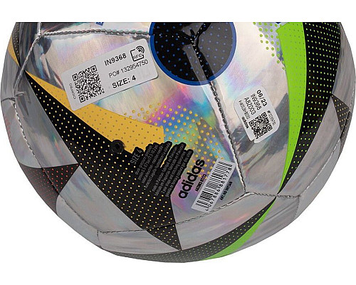 М'яч футбольний Adidas Euro24 Fussballliebe TRN Foil IN9368 розмір 4, різнокольоровий