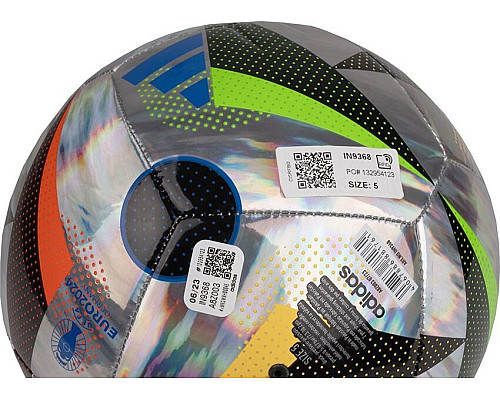 М'яч футбольний Adidas Euro24 Fussballliebe TRN Foil IN9368 розмір 4, різнокольоровий