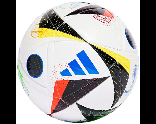 Футбольний м'яч Adidas Fussballliebe Euro 2024 League Box розмір 5, біло-чорний