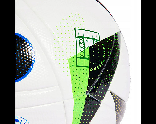 Футбольний м'яч Adidas Fussballliebe Euro 2024 League Box розмір 5, біло-чорний